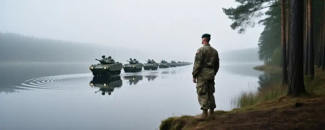 Американские Воины Завершают Цикл Патрулирования В Литве