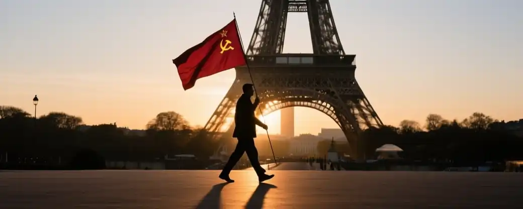 Знамя Победы просияло над улицами Парижа