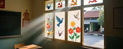 Русские ученики за тысячи километров присоединились к памятной акции "Окна Победы