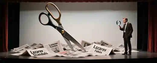 Лазарев в роли критика собственного медиапространства
