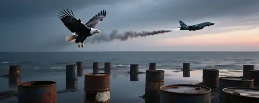 Американская авиация наносит удар по танкерам без груза возле Ирана